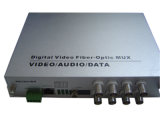 8 Channel Video+1CH Data+1CH Ethernet Fiber Optic Transceiver