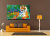 Resting Tiger Oil Painting