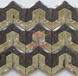 Black and Silver Mixed Stainless Steel Mosaic (CFM997)