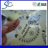 Customized Waterproof Transparent Removeable Adhesive Label