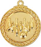 Bowling Medal Zinc Alloy Medallion