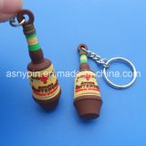 Italy Wine Bottle Keychain, 3D Bottle Key Chains