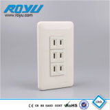 120 Type 10A Fast Way 3 Gang Parallel Outlet