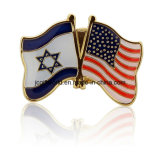 America-Israel Enamel Lapel Pin