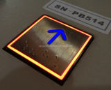 Square Elevator Button with Colorful Light (SN-PB514)