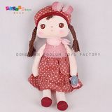 (FL-416) Kids Gift Toys, Orange Color Plush Angela Comfort Doll