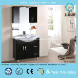 Black Lacquer Finish PVC Bathroom Cabinet (BLS-16025A)