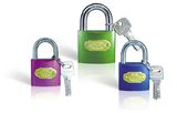 Pull Iron Padlock Of Color & PC Key (361)