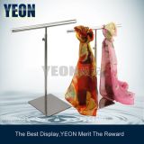 Yeon Stainless Steel T Shape Scarf, Tie Display Rack Stand Holder Fashion Jewelry Display Rack Stand