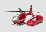 Helicopter and Cars Play Set (1125)