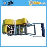 Strap and Ratchet Tie Down Cargo Lashing