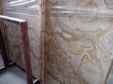 Bedroom Wall Tile Decoration Golden Ring Marble Slab