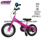 Childrens Balance Bike with Bell/3 in 1 Kids Bike with Pedal and Training Wheels