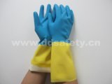 Blue&Yellow Latex Glove (DHL214)