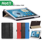 High Quality 3 Folding Leather Case with Holder for Samsung Galaxy Note 10.1 P600
