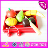 2015 Wooden Cutting Toys Cut Play Fruit, Children Education Toy Wooden Toy Cutting Fruit, Interesting Cutting Fruit Toy W10b122