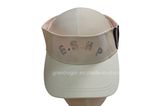 Medium Brushed Cotton Womens Visor with Jades