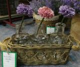 Glass Planter Glass Flower Basket