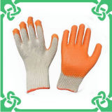 Yellow Smooth Coated Working Glove for Safe Working