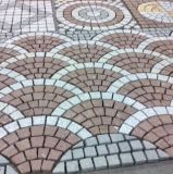 Fan Shaped Mosaic Floor Tiles Paving Stone