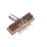 The Newest America Style Steel Wire Brush with Wooden Handle, Brush Steel Wire Brush Cleaning Brush (SJIE3034)