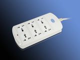 1 Gang 1 Way Switch & 6 Gang Multifuction Extension Socket