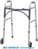 Deluxe Folding Walker, Two Button