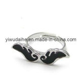 New Style Silver Plated Alloy With Enamel Angel Wings Shape Rings (RN0096)