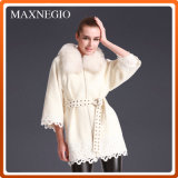 Fashionable Winter Fur Collar Wool Coats for Women (1-25516)