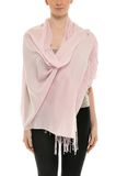 Solid Silk Wool Pashmina Scarf