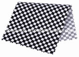 Checker Cotton Printed Fabric with PVC Coating for Table Cloth, Bag and Raincoat (HNGCP-002)