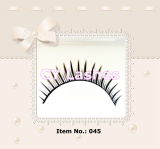 Hand Crafted False Eyelashes /Finely Crafted Lashes /Safe Material - Synthetic Fiber (045)