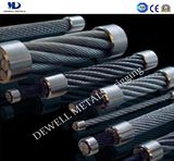 Galv. 6X19ws+Iwrc Compacted Steel Cable