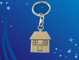 Metal House Key Chain (TX-F008)