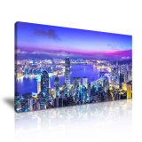 City Night View Canvas Printed Painting with High Quality