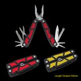 Multi-Tool with Anodized Aluminum and Rubber Handle (#8284)