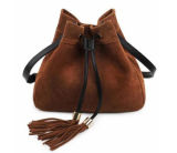 Offering Genuine Leather Lady's Handbag (H80437)