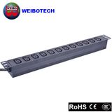 12 Outlets IEC C13 Standard PDU