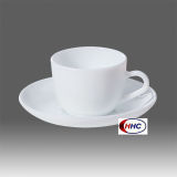 Opal Glassware Coffee Cup / Saucer