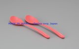 2-Piece Set Plastic Spoon Tableware-Pink (Model. 1018)