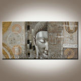 Modern Buddha Face Painting, Religion Oil Painting for Wall Decoration