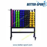 Vinyl Dumbbell Rack, 10 Columns Dumbbell Rack, Dumbbell Weights Exercise Fitness Gym Set with Rack