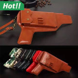 Gun Stylish Protective Leather Wallet Mobile Phone Case