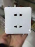 2015 New Design Double 2 Pin Wall Switch Socket
