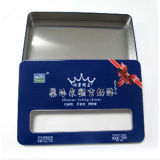 Rectangle Candy Packaging Tin Box with PVC Window