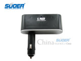Suoer Universal Auto Cigarette Lighter Socket USB Car Cigarette Lighter 12V Car Charger (WF-0100)