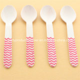 Disposable Tableware Wooden Spoons for Wedding Party Supplies