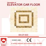 Splicing Design PVC Floor for Elevator Cabin Decoration (SN-CF-630)