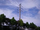 Power Transmission Line Pole Tower
