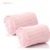 2015 New Style 100% Cotton Cellular Knitted Baby Blanket